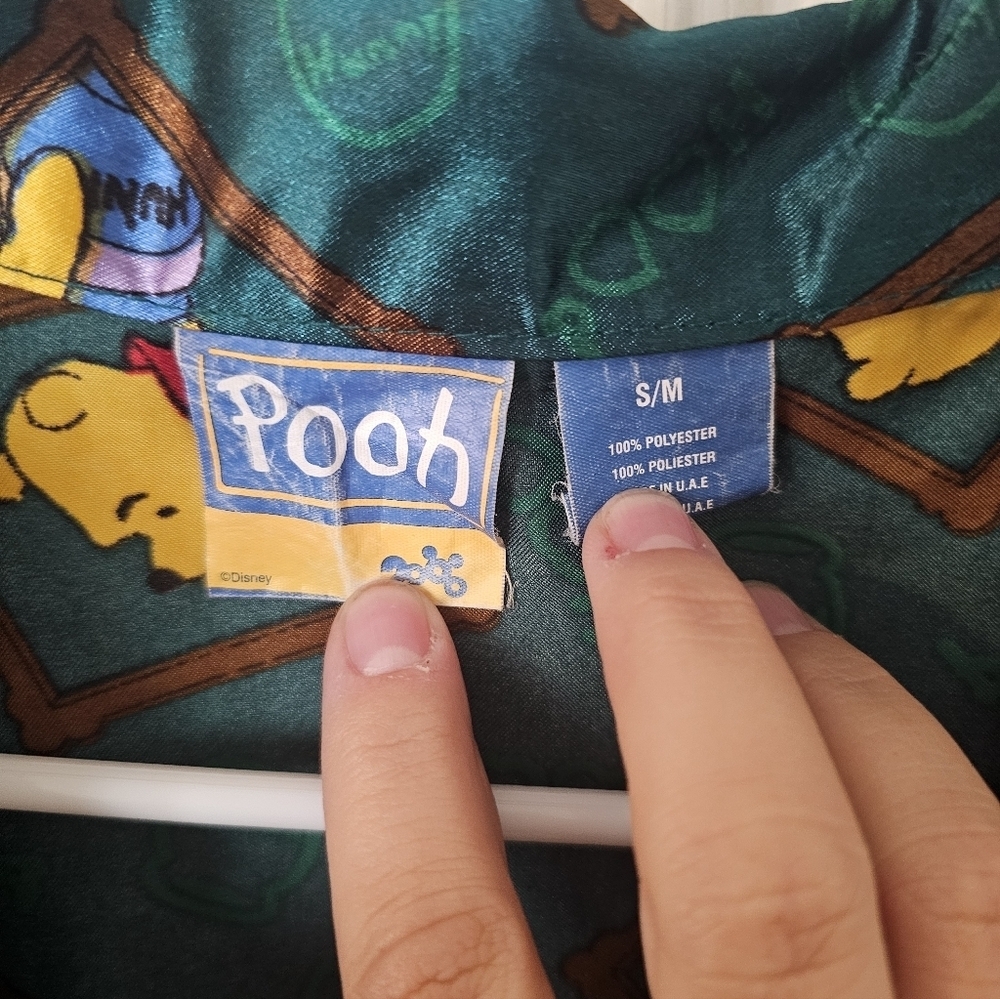 Disney - Winnie The Pooh Sleepwear Bundle Silky Flannel Size M - Picture 4 of 11